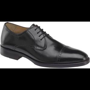 🆕 Johnston & Murphy Barton Cap Toe 11M Black
